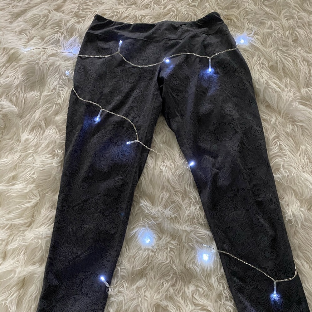 Soybu Grey Patterned Leggings